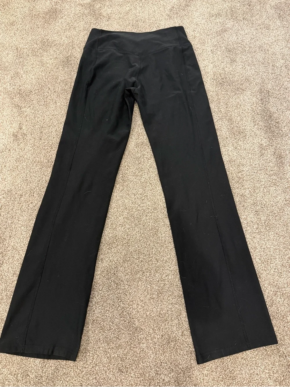 Nike Dri-FIT Women's Black Pull-On Straight Leg Pants Stretch Size M